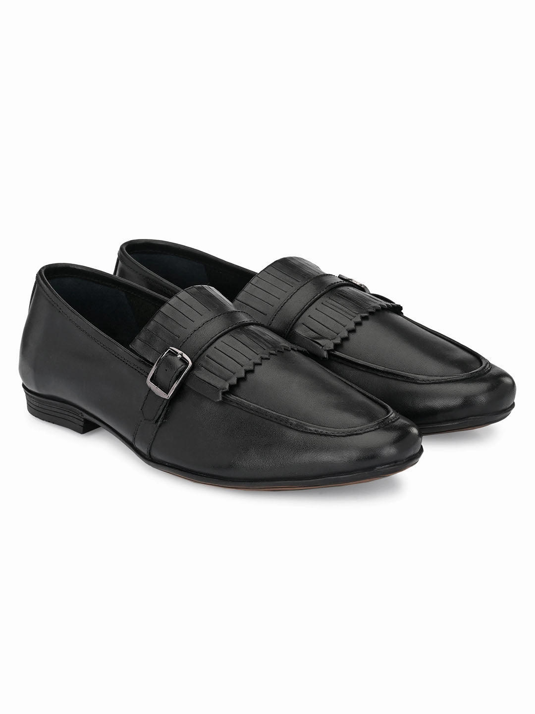 Vintage Gucci Loafers Troy Kilt Black Loafers