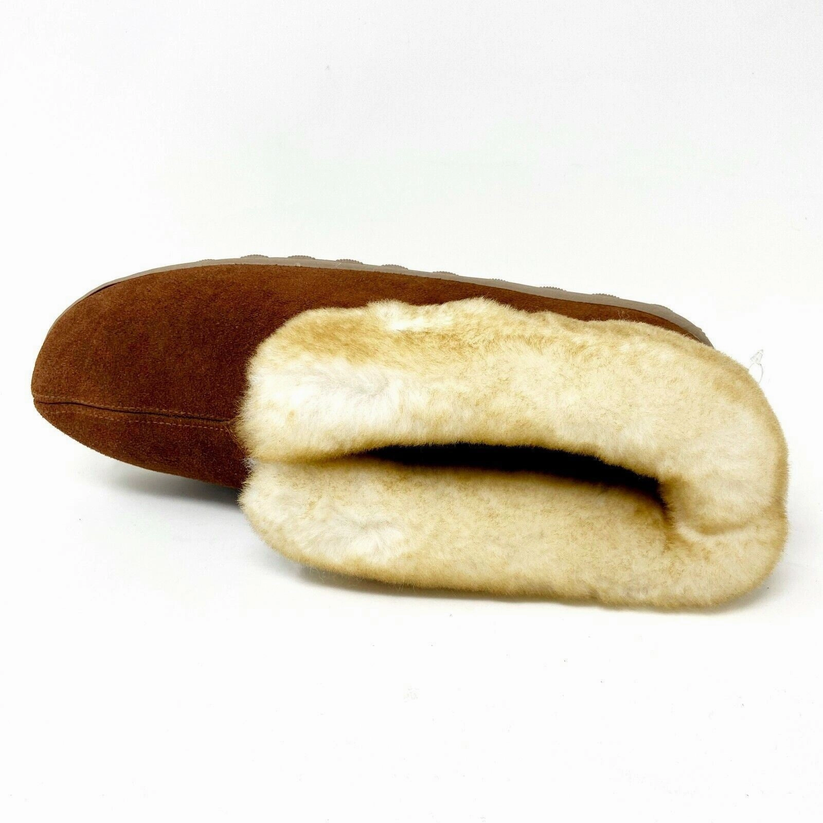 Tamarac Highlander Allspice Lambs Wool Mens Size 14 Slip On Comfort Slippers Hydrangea Oakleaf Ruby Slippers