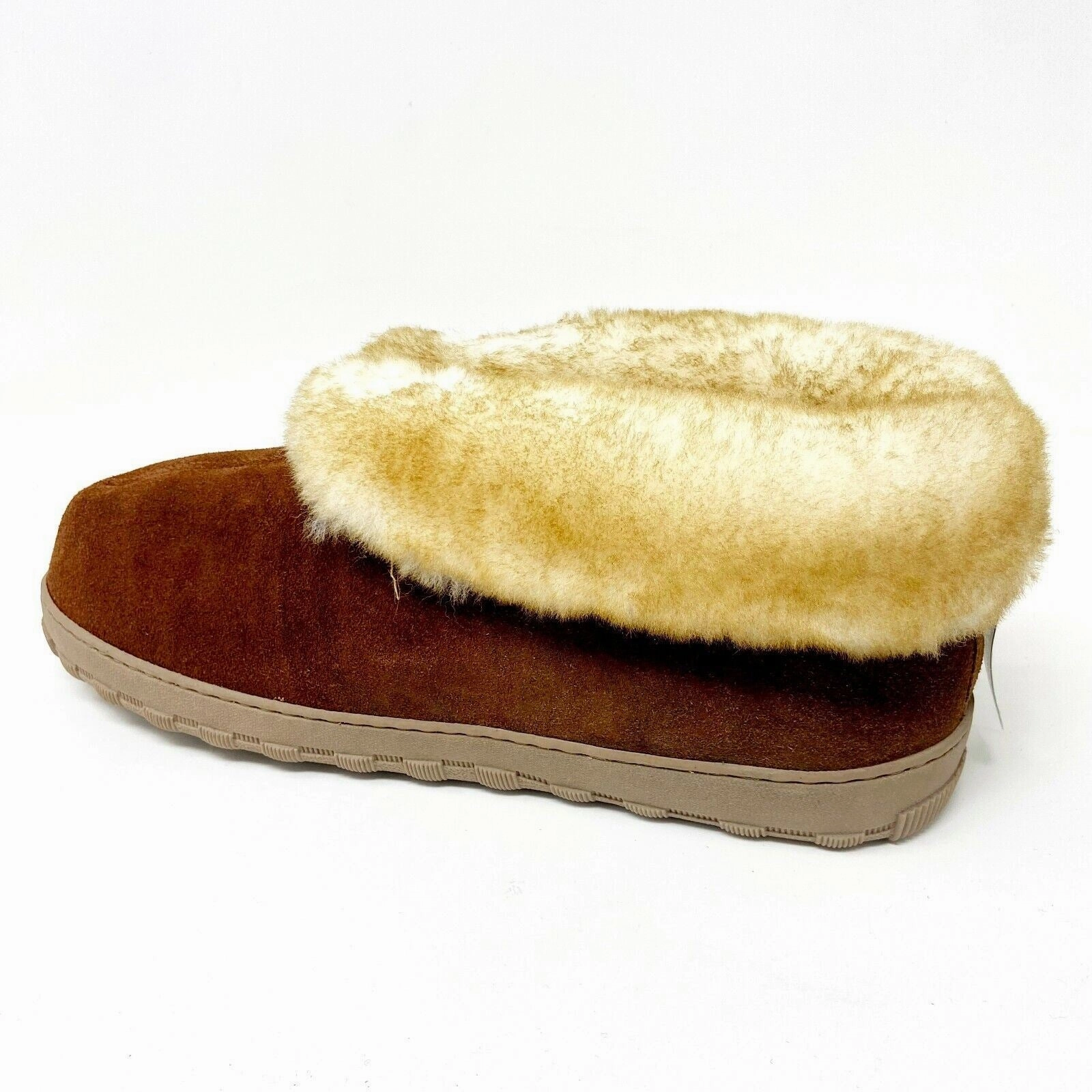 Slide Light Tamarac Highlander Allspice Lambs Wool Mens Size 14 Slip On Comfort Slippers