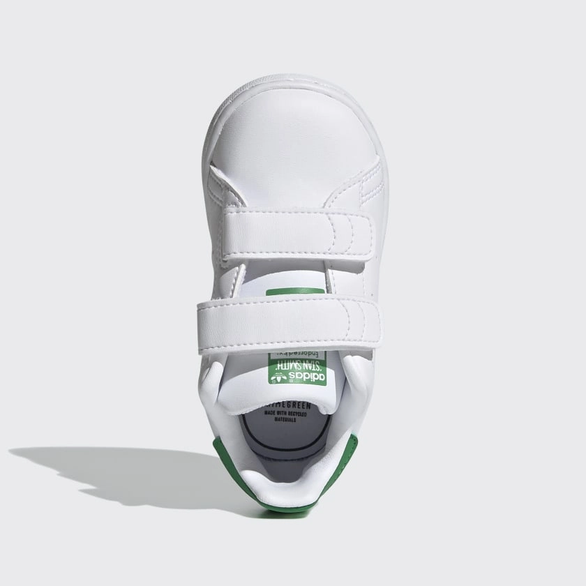 Adidas Stan Smith CF C - Ftwr White / Green Adidas Shoes Vl Court