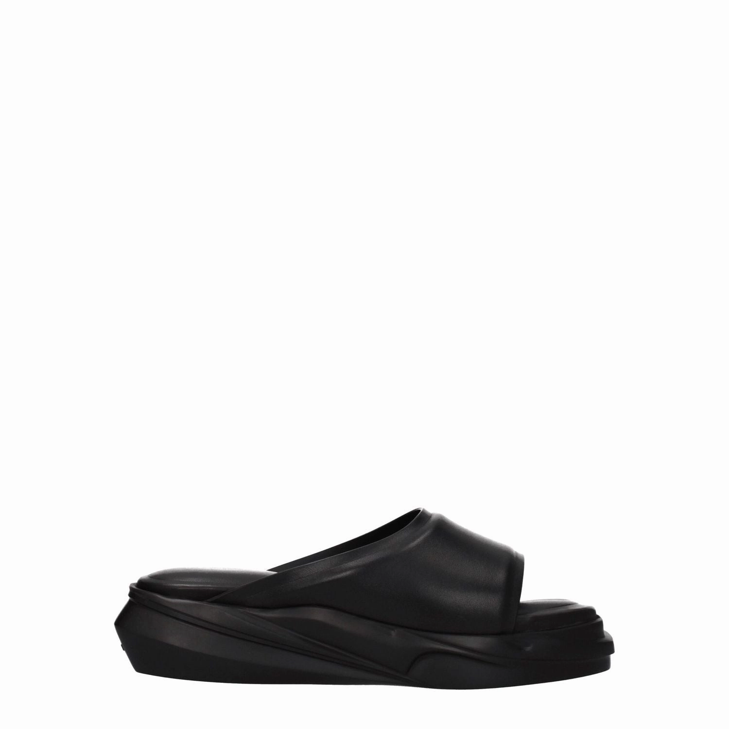 Fliffy Slippers Alyx Black Leather Slippers