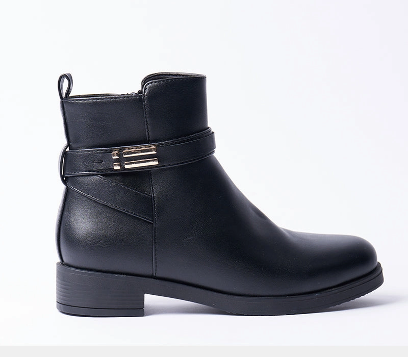 Ankle boot Square Toe Flat Shoes