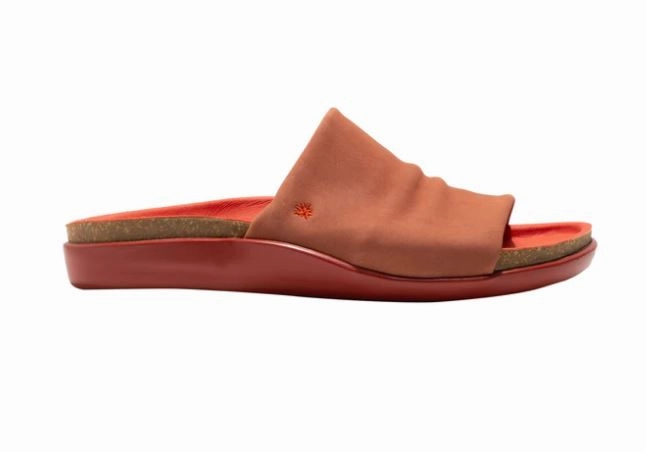 Sam Edelman Gigi Sandals ART 1385 Biarritz Nobuck Washed Slide Sandals