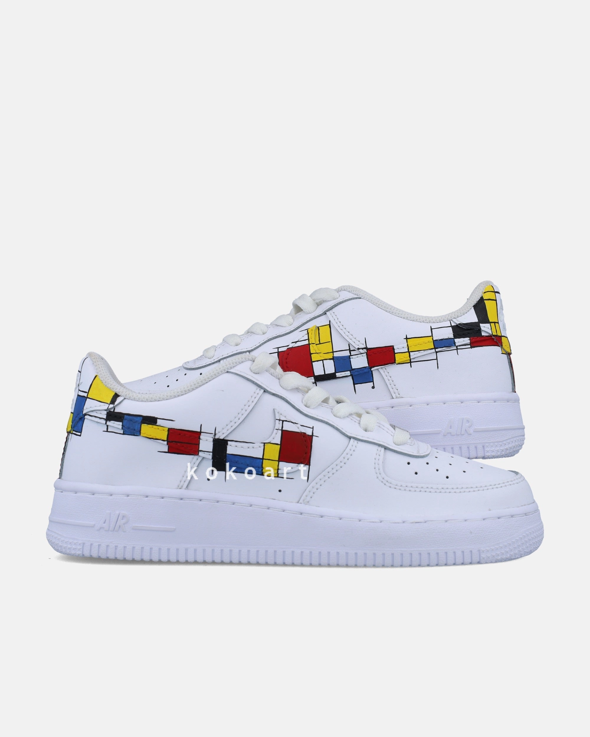 AF1 Mondrian Asics Shoes Collaboration