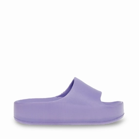 Comfortable Flat Shoes ASTRO LAVENDER BLOOMS FLAT SANDALS