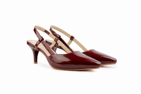 Audrey Garnett Slingback Pumps Blazer Low Suede Premium Casual Shoes