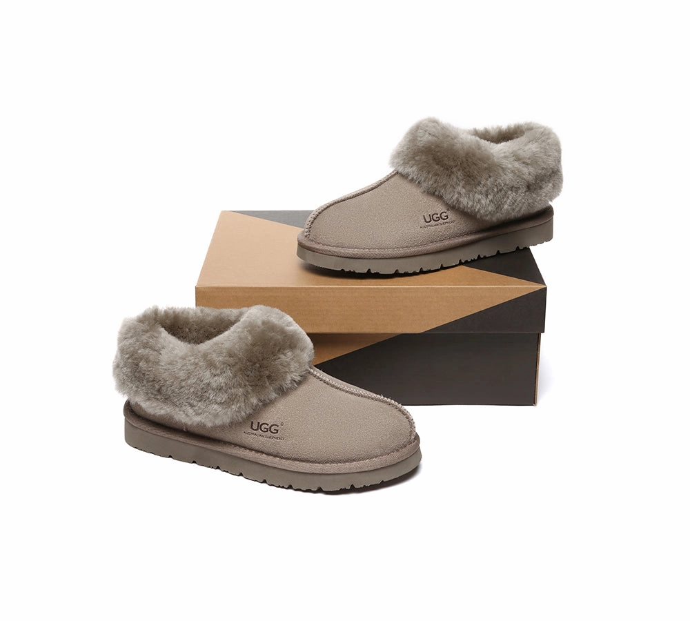 AUSTRALIAN SHEPHERD UGG Slippers Sheepskin Wool Ankle Homey Special Lugz Slippers