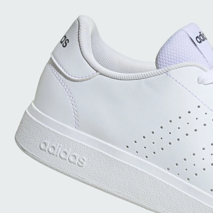 Adidas Men's Advantage 2.0 Triple White Sneaker Shoes Adidas Primeknit Soccer Shoes