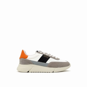Axel Arigato Bicolor Fabric And Leather Athletic Sneakers Asis Sneakers