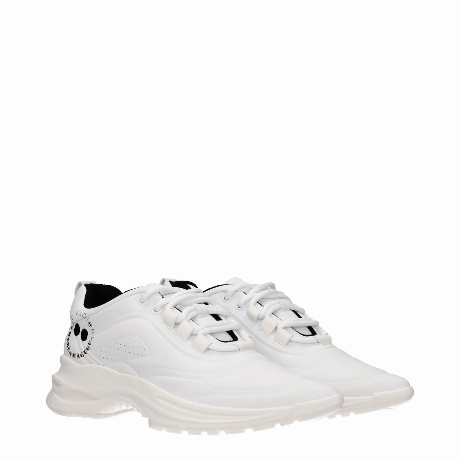 AZ Factory White Leather Sneakers Flats Fishing Shoes