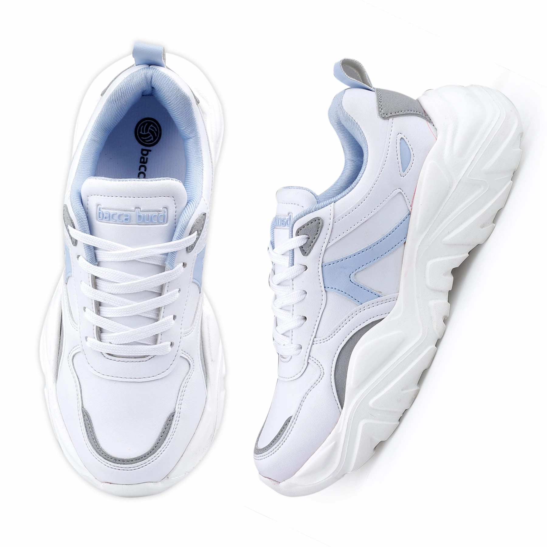 Bacca Bucci HARPER Low-top Platform Chunky Fashion Sneakers For Women Hokas Sneakers