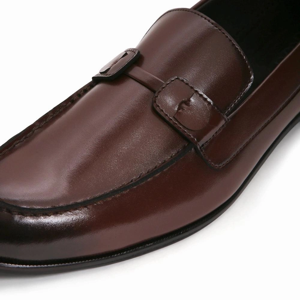 Sleek Loafers Baldwin - Dark Tan Slip On