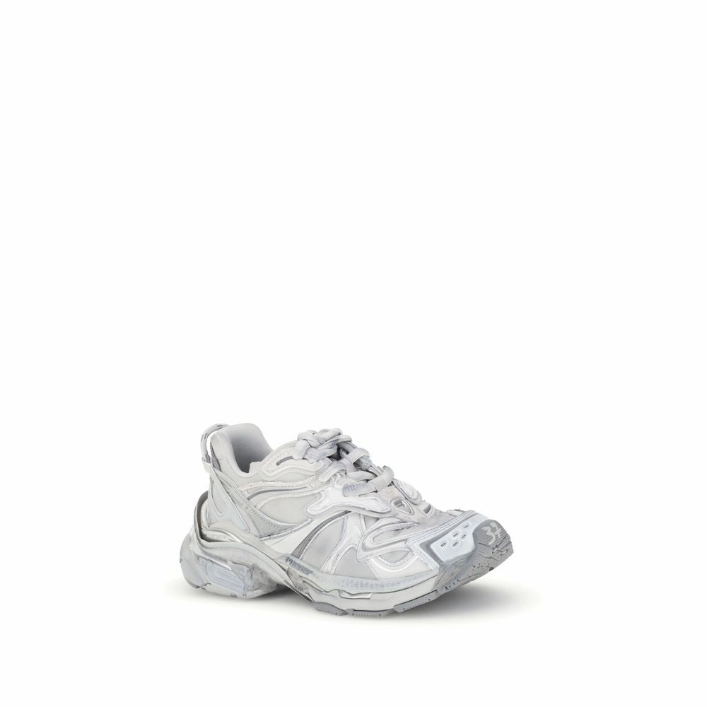 V Sneakers Balenciaga Silver Rubber Athletic Sneakers