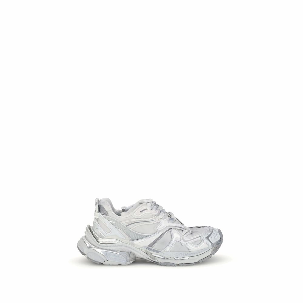 Geox Sneakers Balenciaga Silver Rubber Athletic Sneakers