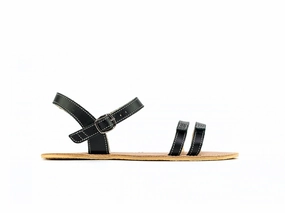 Barefoot Sandals - Be Lenka Summer - Black Wood Platform Sandals