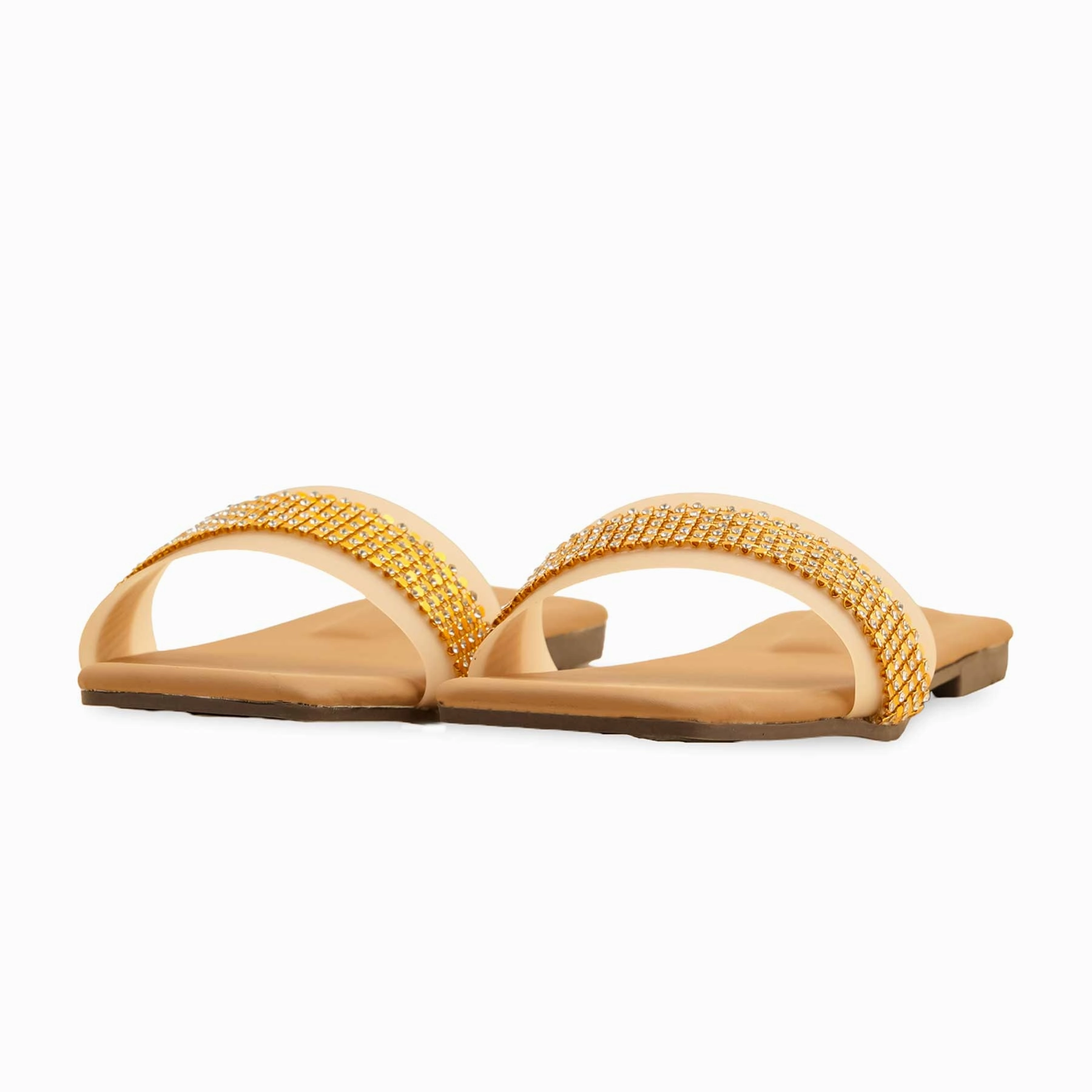 Monk Strap Casual Shoes Beige Casual Slipper CL2056