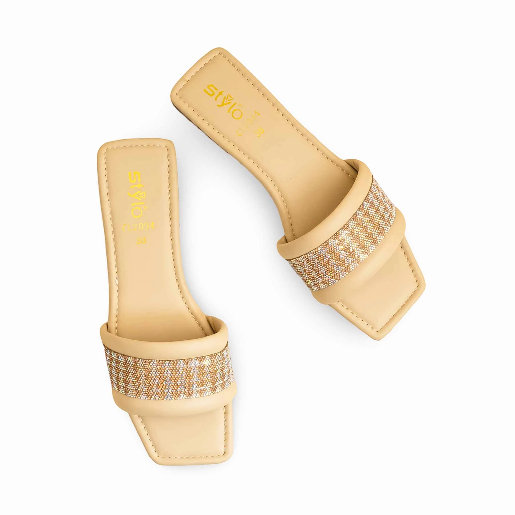 Casual Shoes For Overpronation Beige Casual Slipper CL2094