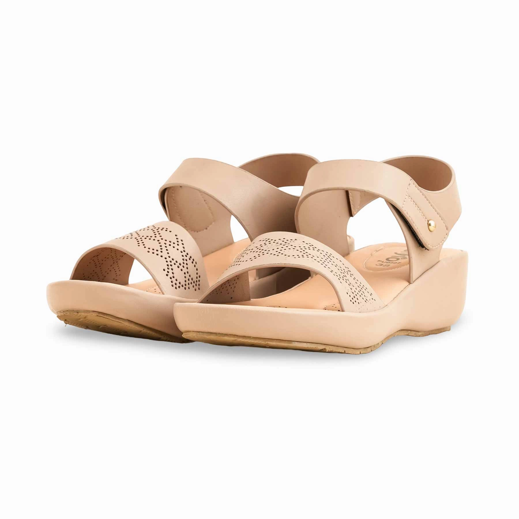 Beige Formal Women Sandal PU0507 Spa Sandals