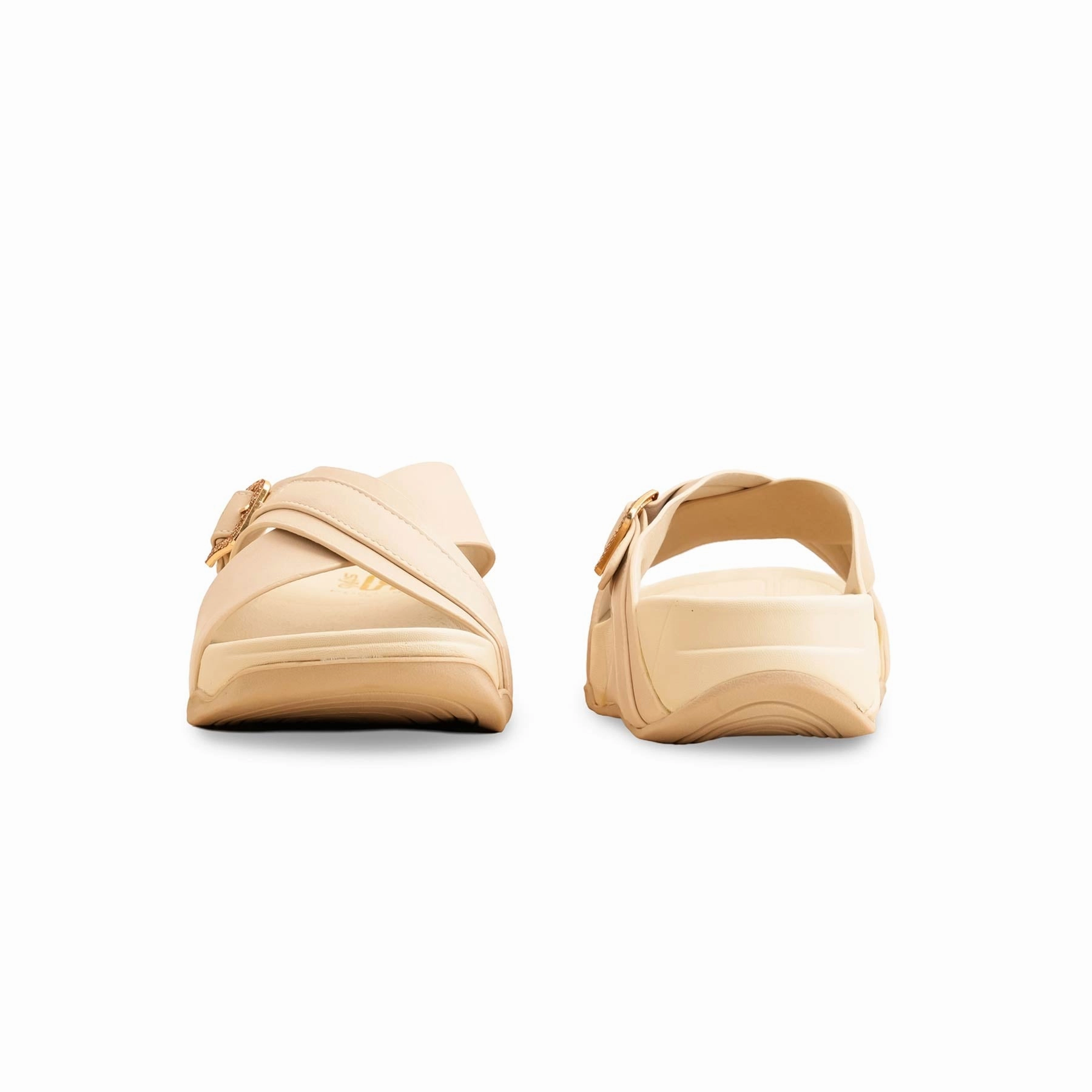 Titan Deadlift Slippers Beige Formal Women Slipper PU0370