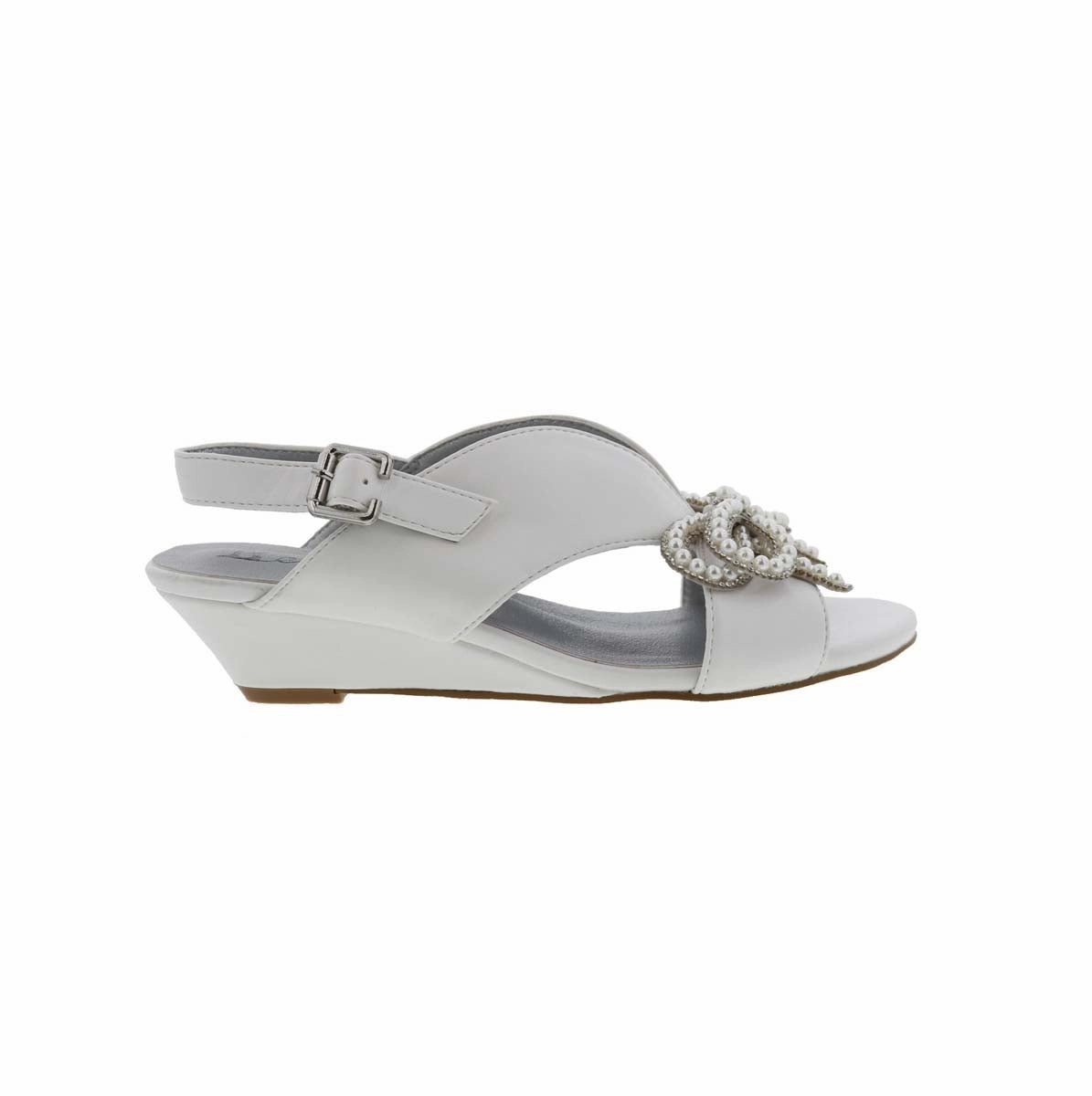 Bellini Lady Women Wedge Sandal In White Smooth Kohl's Sandals