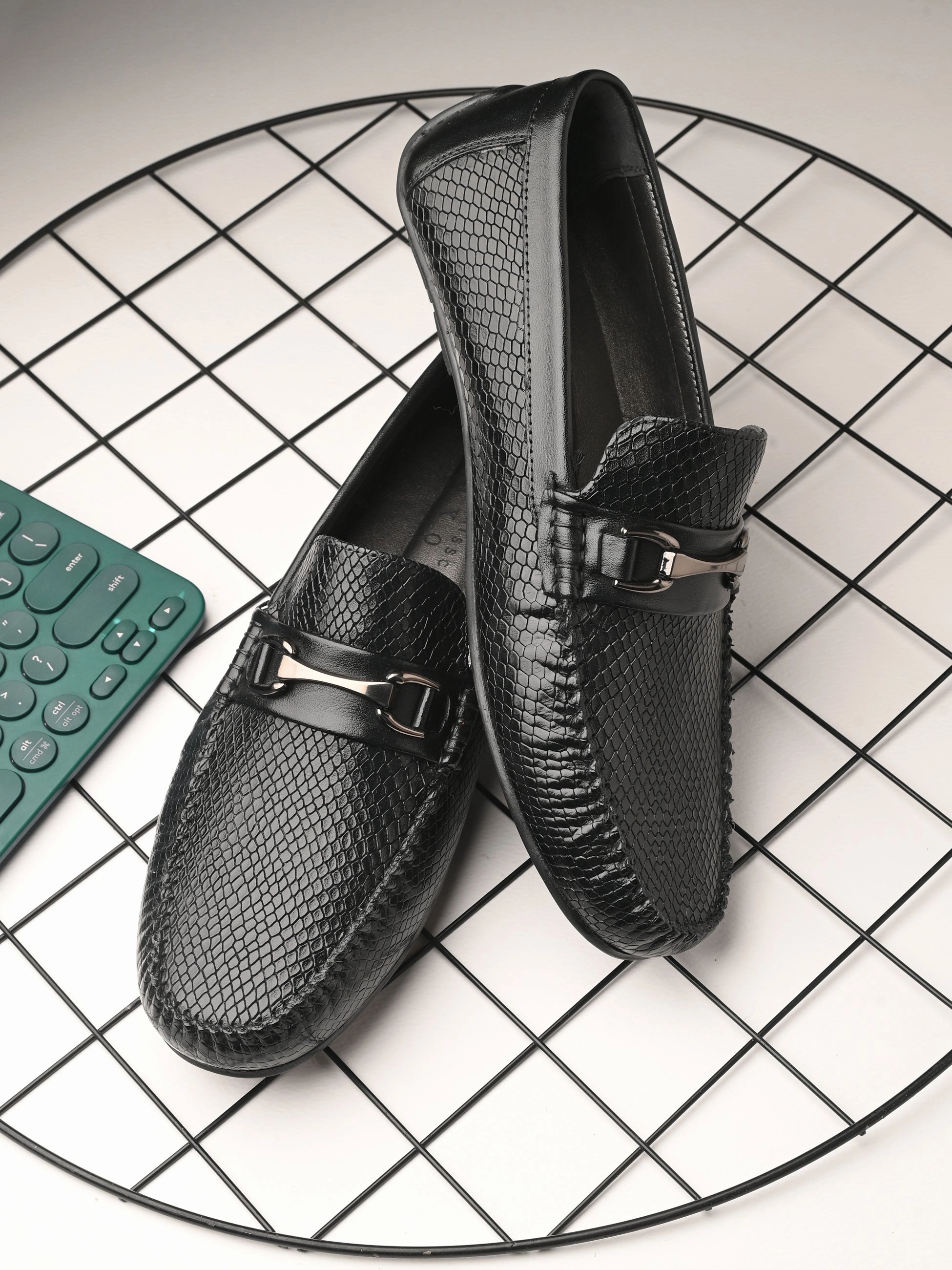 Berman Black Driving Loafers Espadrilles Loafers