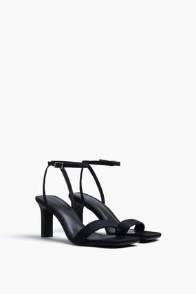 Chunky Heel Platform Sandals Bershka Women's Slim Strappy Sandals With Ankle Heels