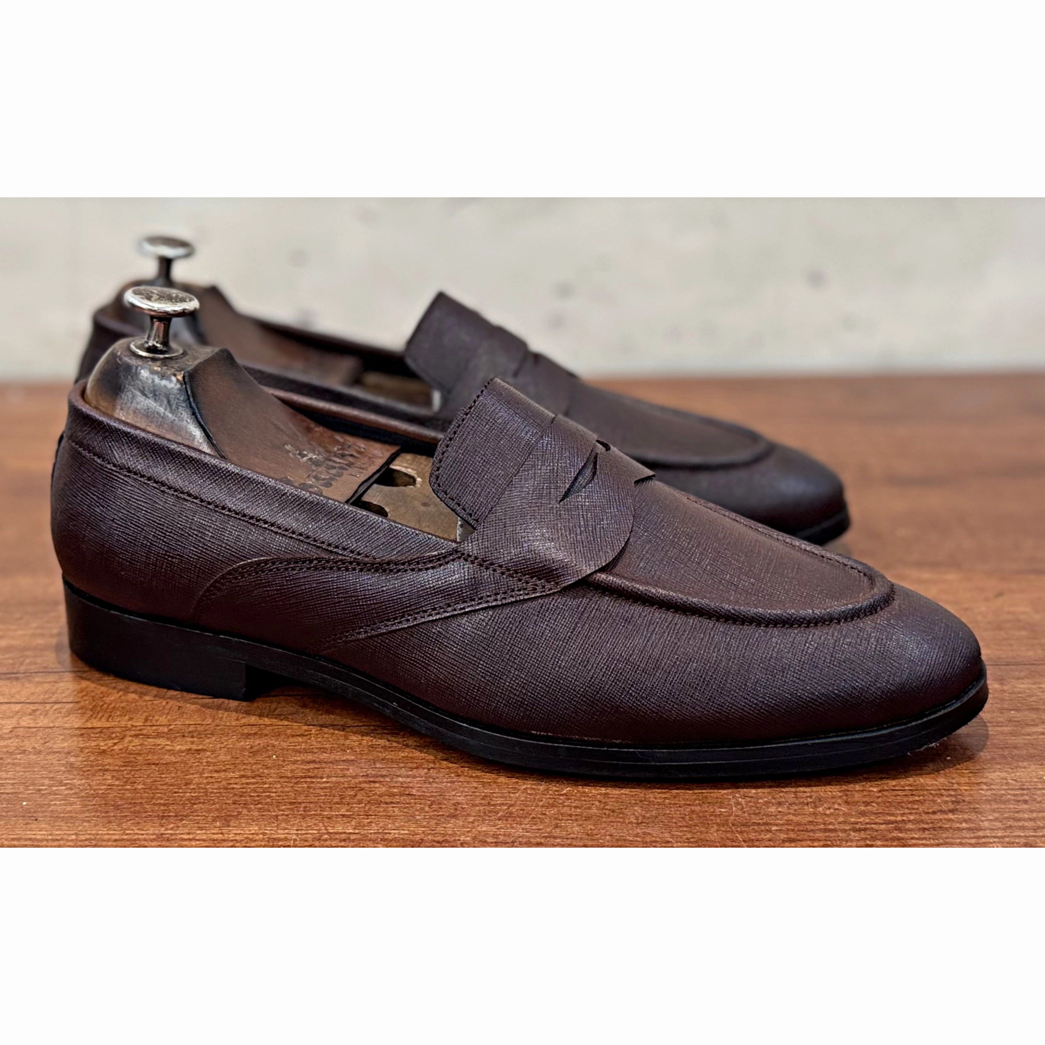 Perrine Loafers Brown Penny Loafers