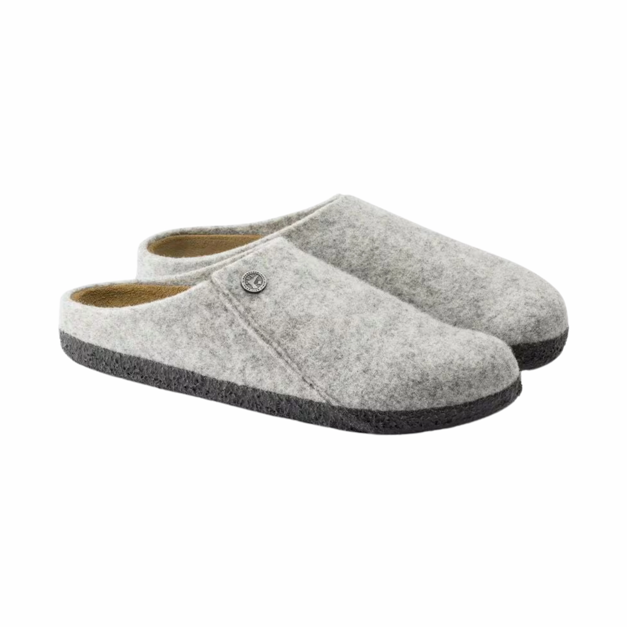 Birkenstock Zermatt Wool Narrow Sandals/Slippers - Light Grey Ballerina Dance Slippers