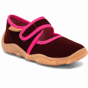 Toddler Gripper Slippers Bisgaard Bordeaux Maddy Home Shoe