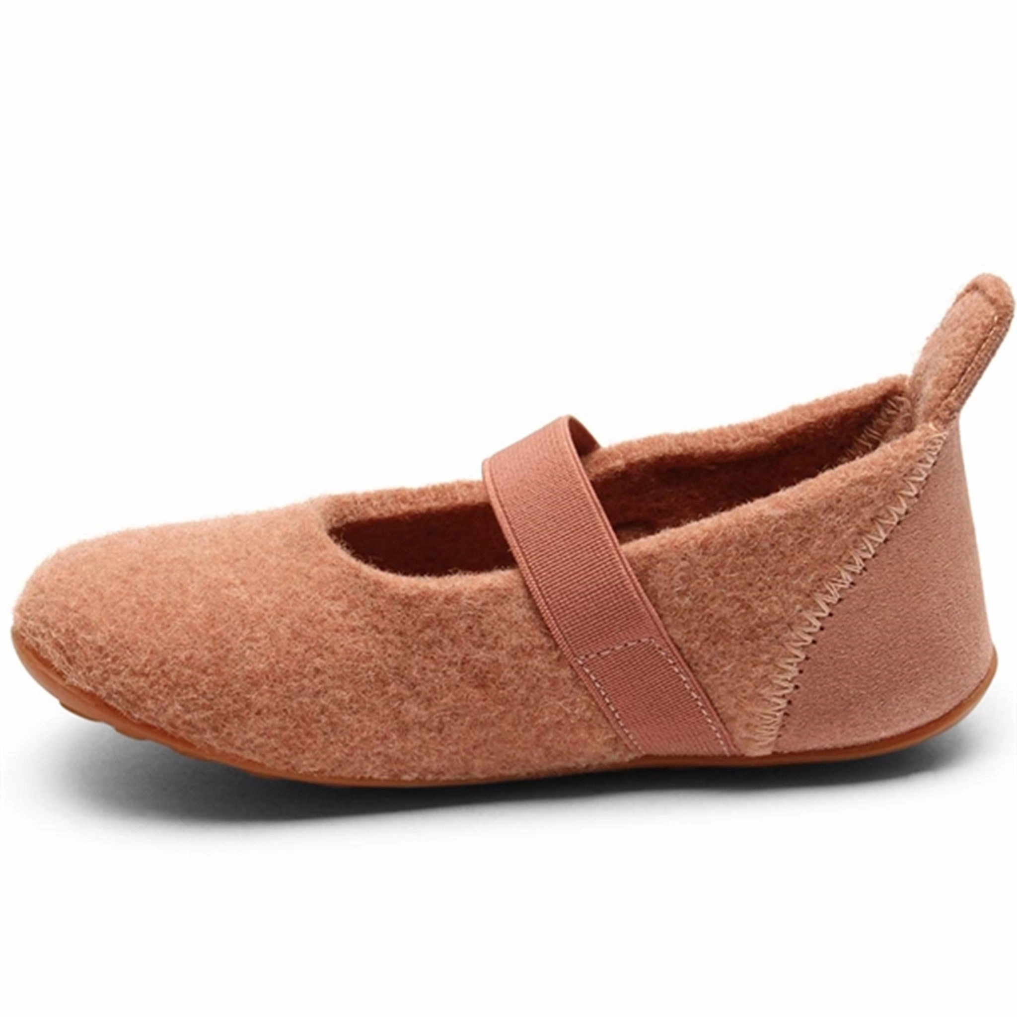 Bisgaard Indoor Shoes Wool Velcro Rose Ugg Style Slippers