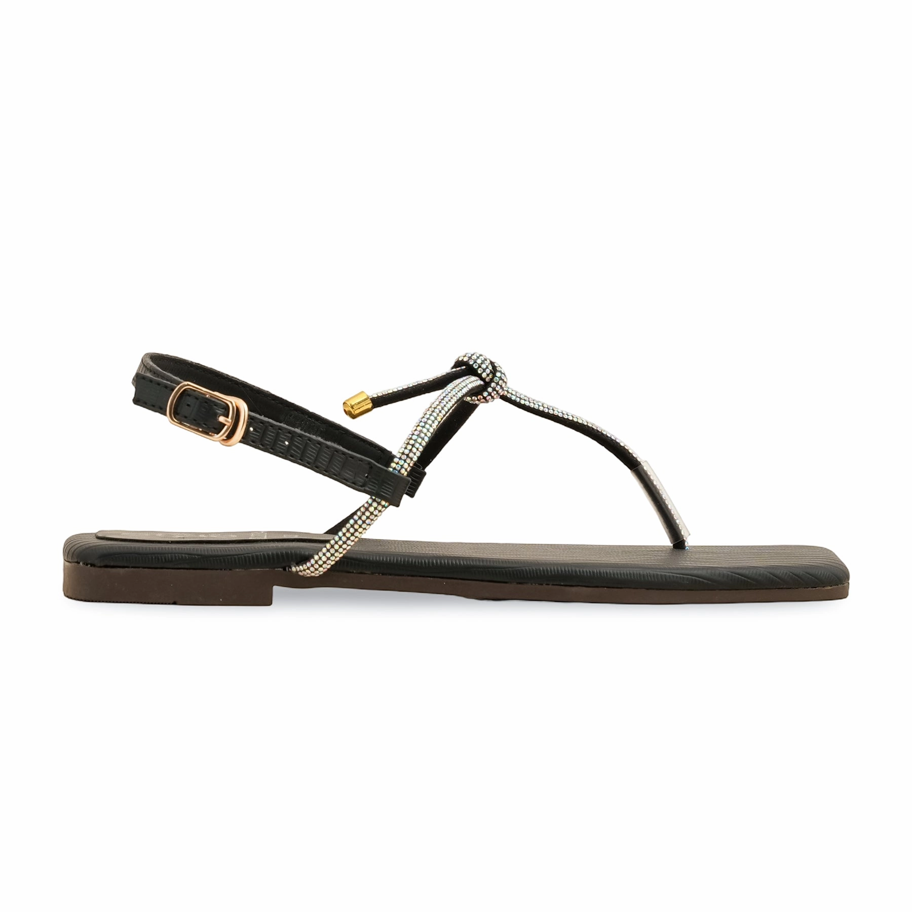 Black Casual Chappal CL2084 Casual Shoes Wear With Pants