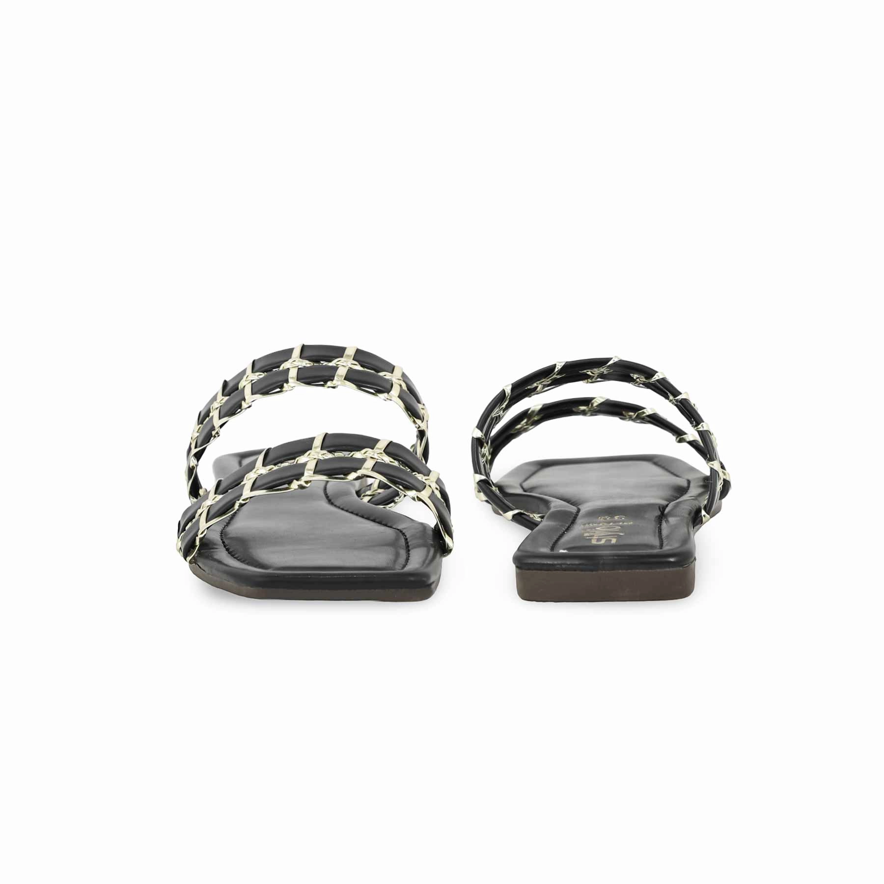 Black Casual Slipper CL1949 Casual Shoes Wear Dresses