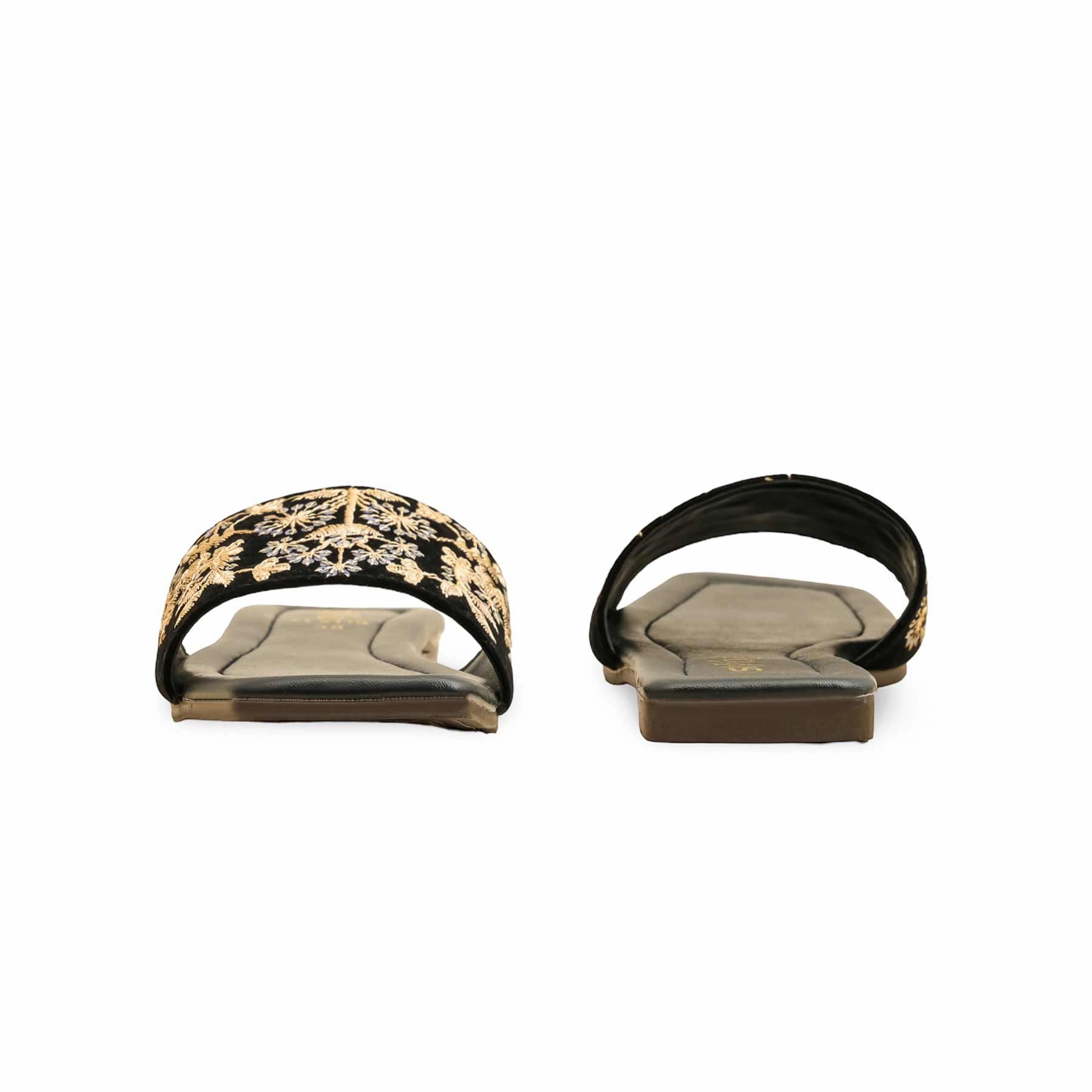 Black Casual Slipper CL2118 Diabetic Slippers