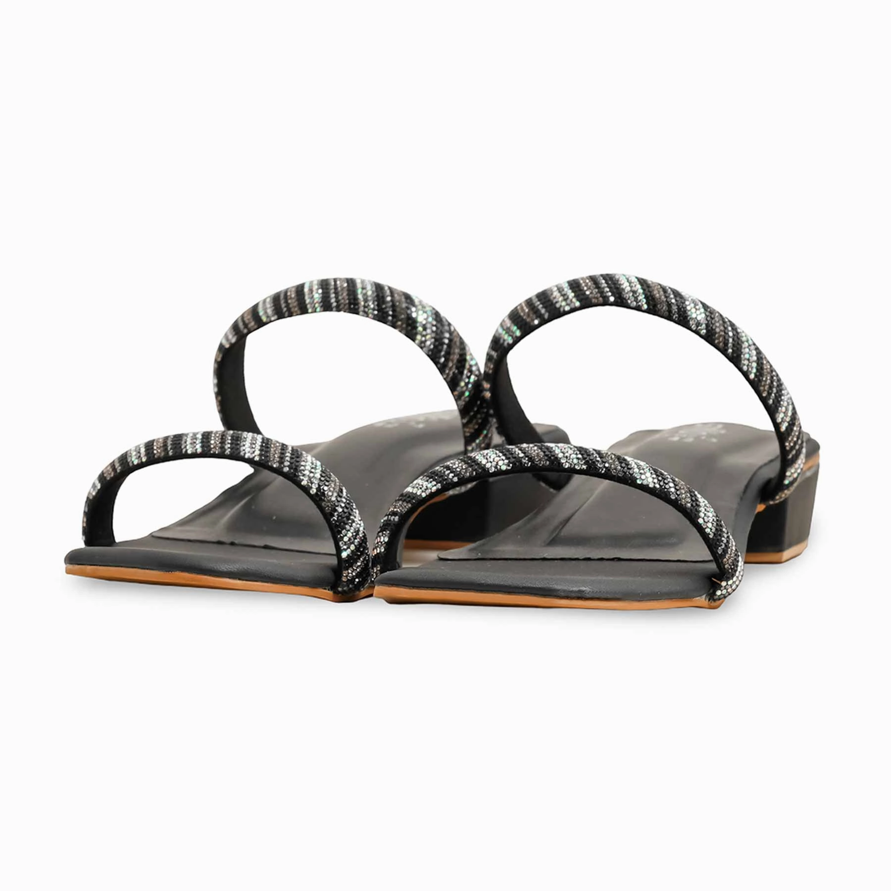 Black Fancy Slipper LFN713 Mypillow Slippers