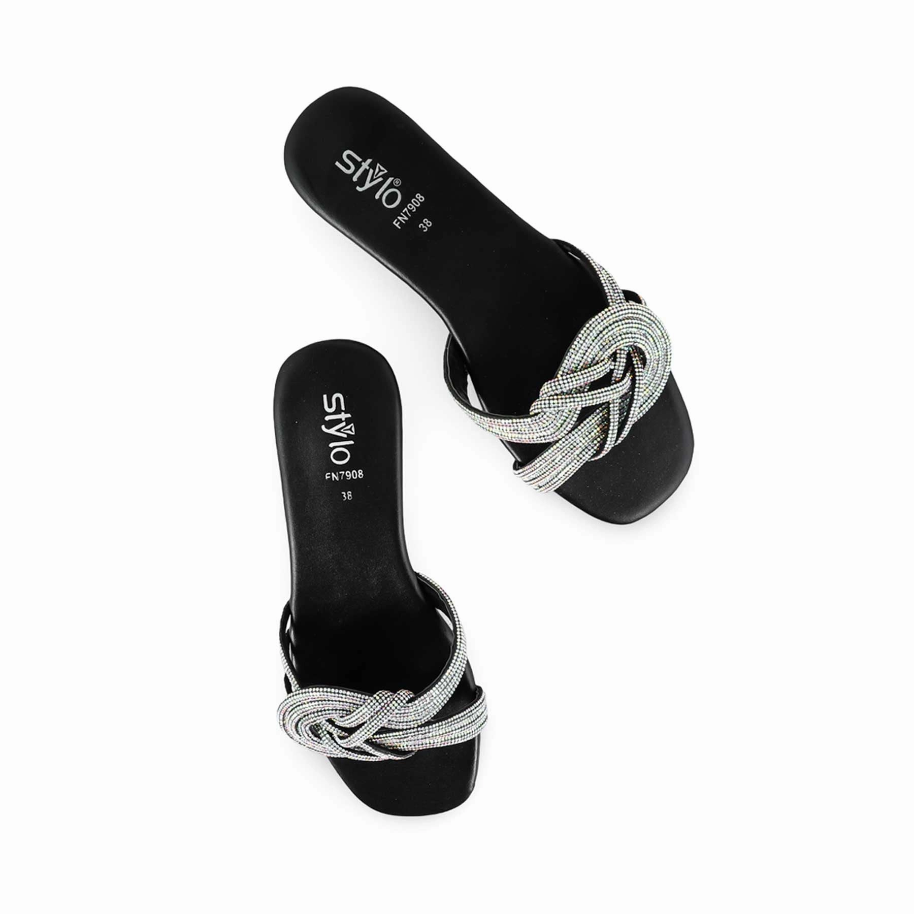 Arche Shoes Flats Black Fancy Women Slipper FN7908