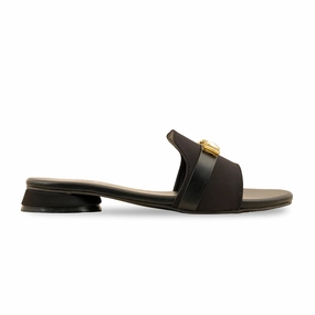 Black Formal Slipper FR8385 Possum Slippers