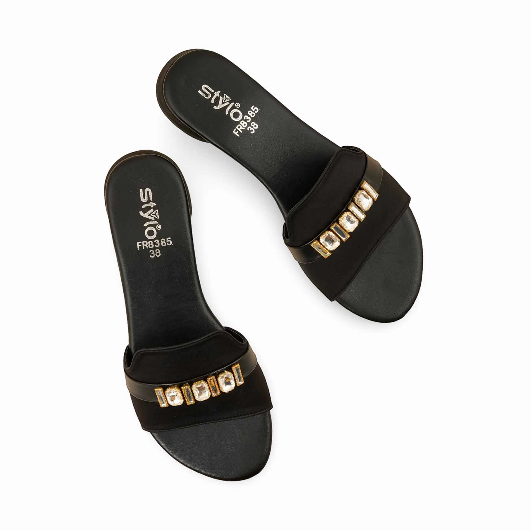 Boudoir Slippers Black Formal Slipper FR8385