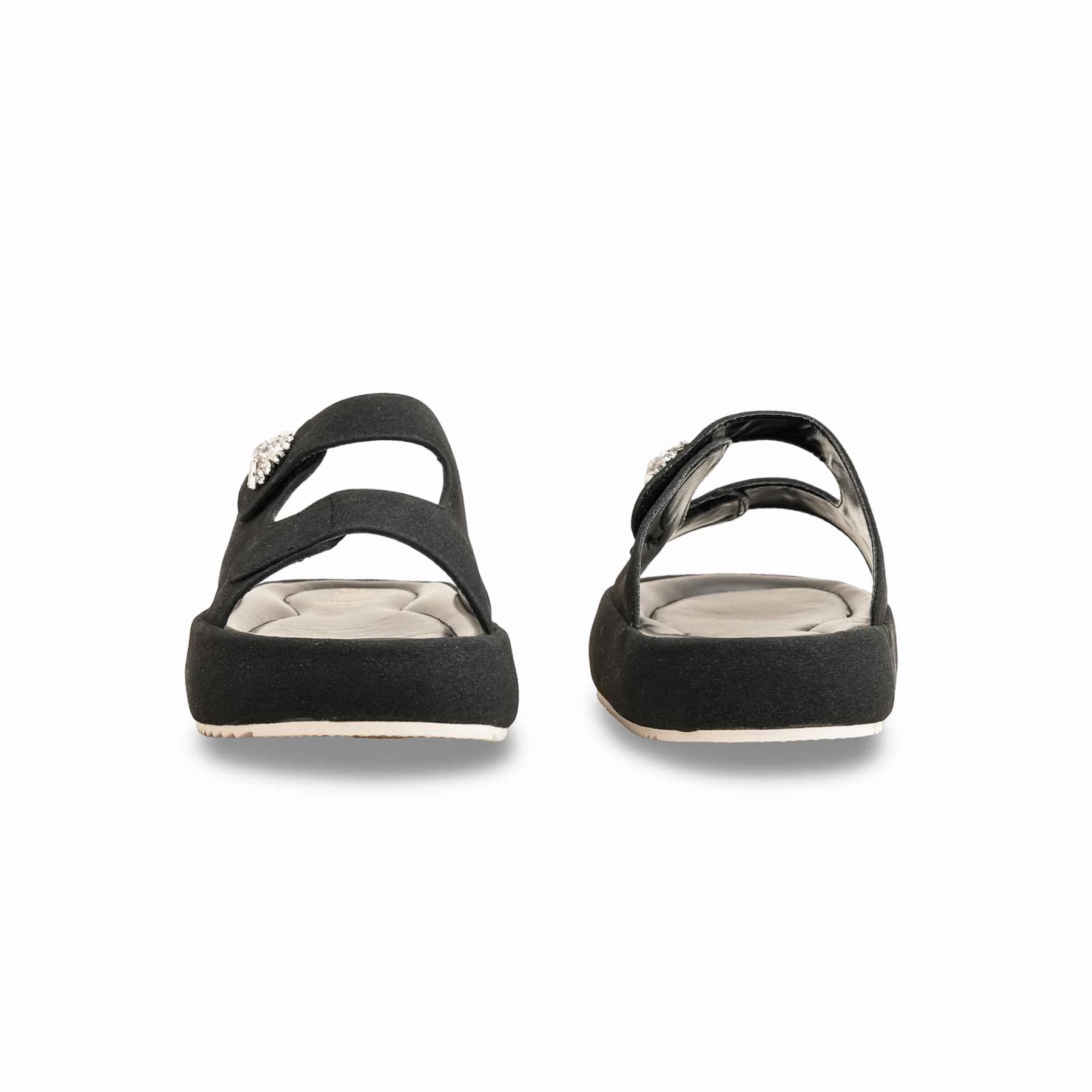 Black Formal Slipper PU0446 Slippers Childrens