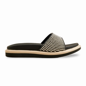 Plush House Slippers Black Formal Slipper PU0532