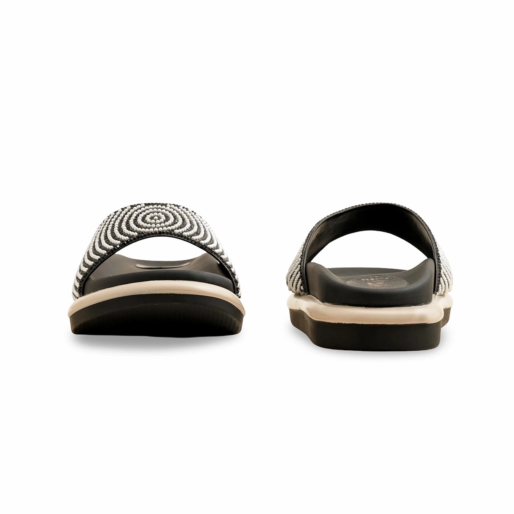 Black Formal Slipper PU0532 Decorative Ballet Slippers