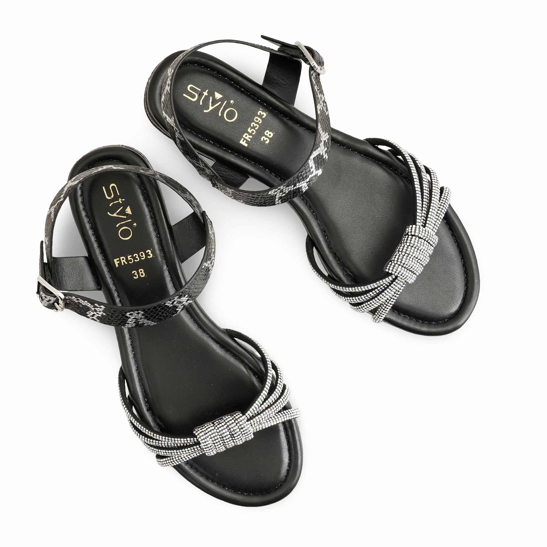 Black Formal Women Sandal FR5393 Shade Shore Sandals
