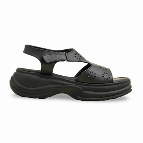 Uggs Sandals Black Formal Women Sandal PU0601