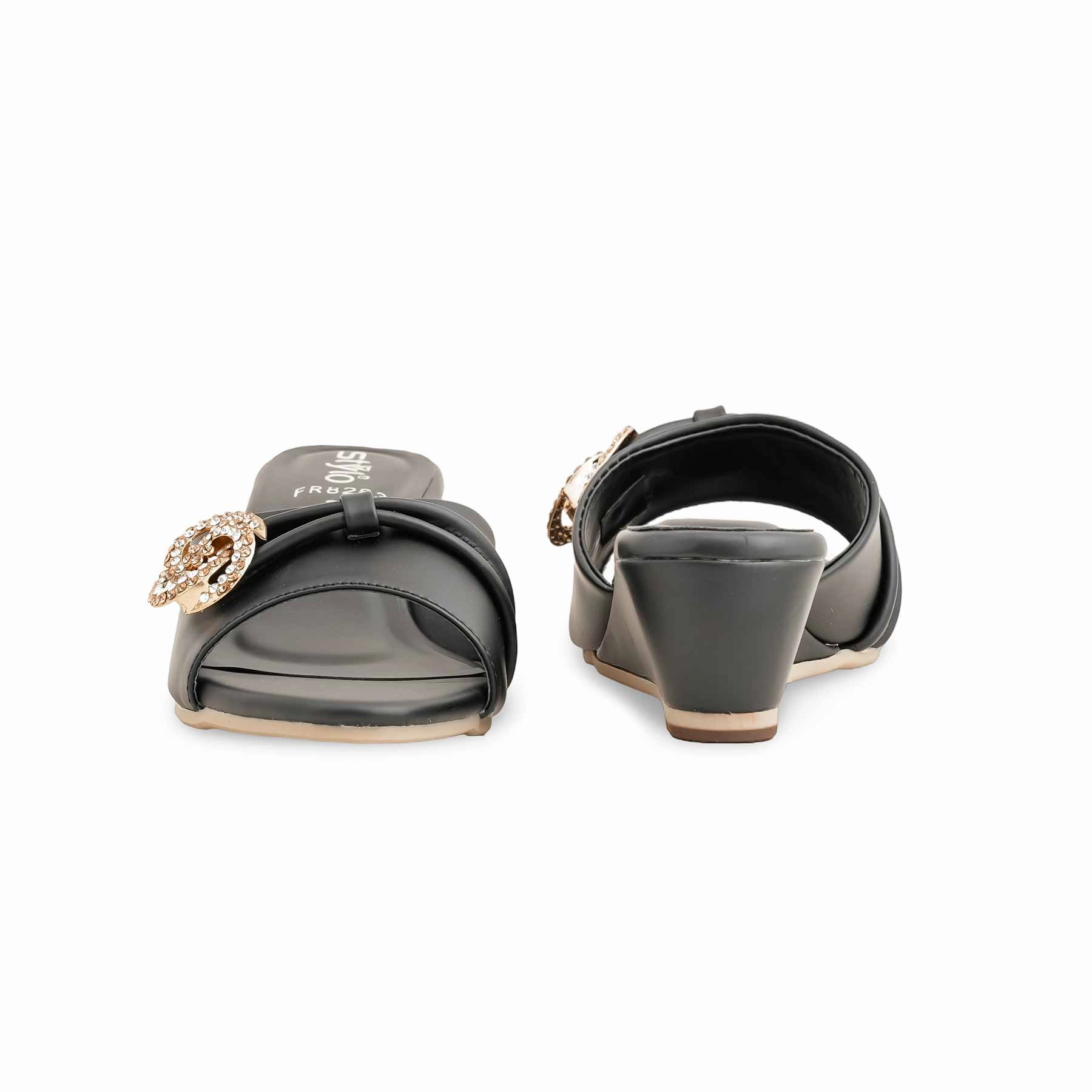 Eagles Slippers Black Formal Women Slipper FR8283