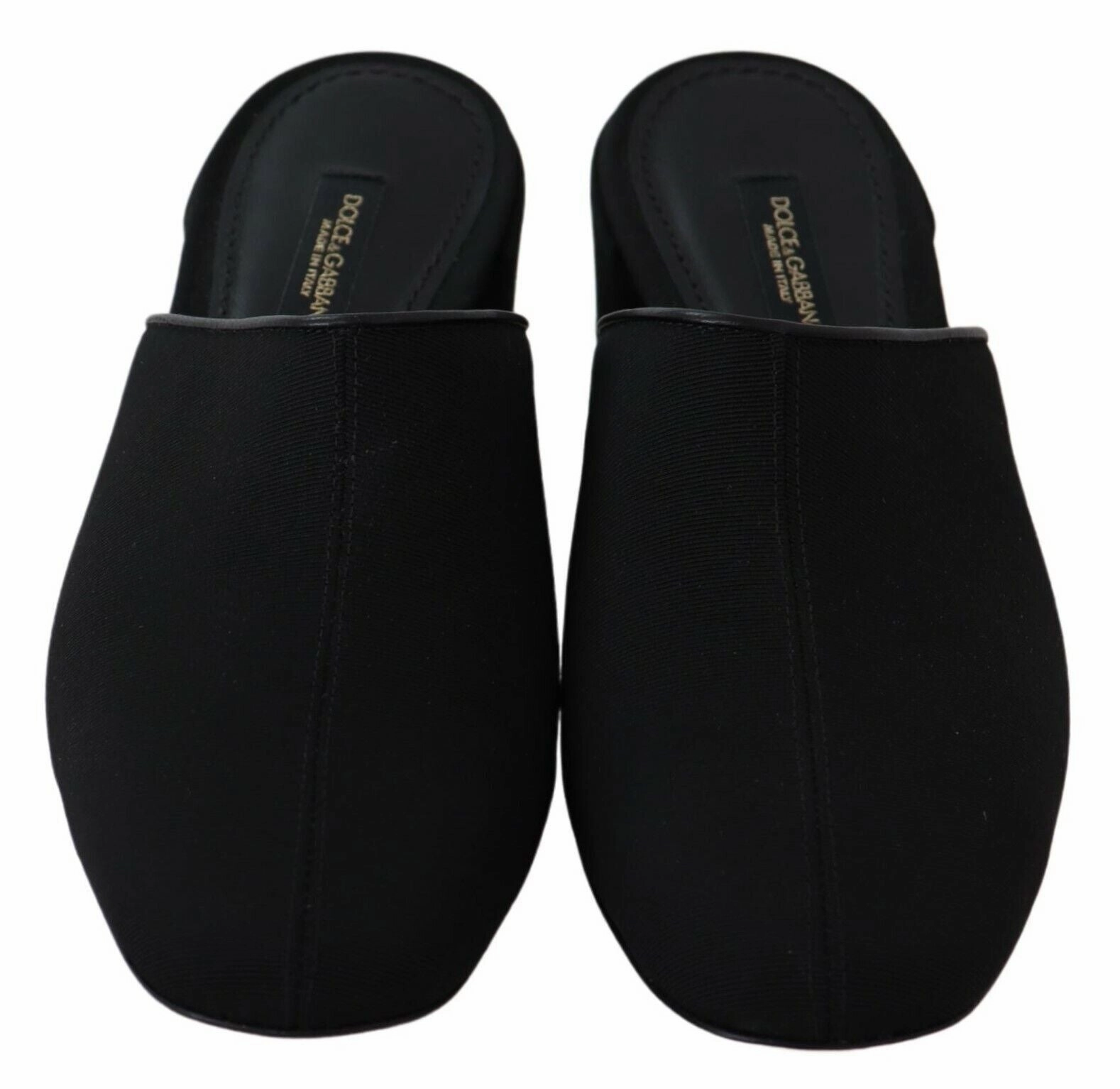 Halcyon Black Grosgrain Slides Sandals Women Shoes