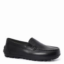 Black leather loafer (J New Fast) Loafers Croco