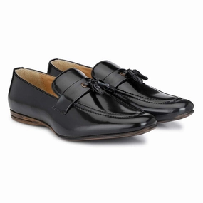 Black Loafers Unlined Loafers