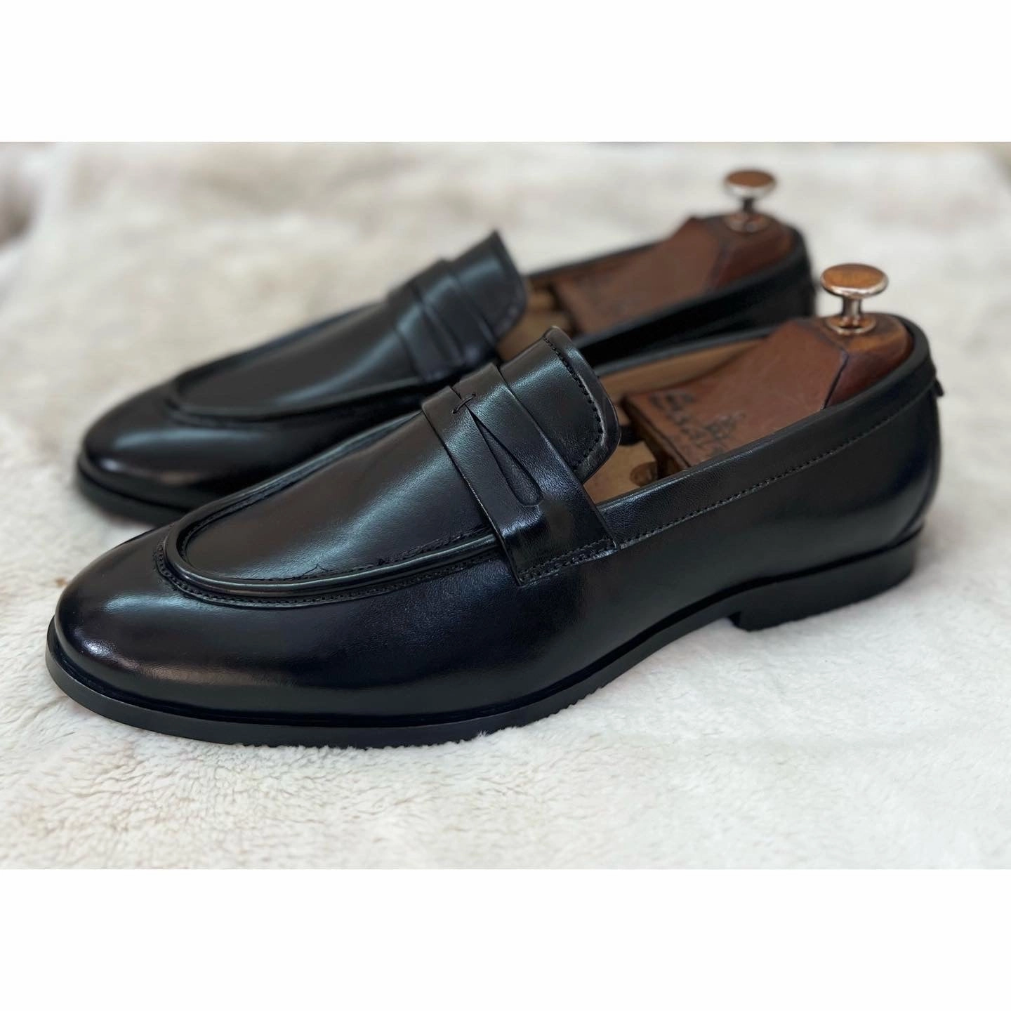 Black Penny Loafers Dress Socks For Loafers