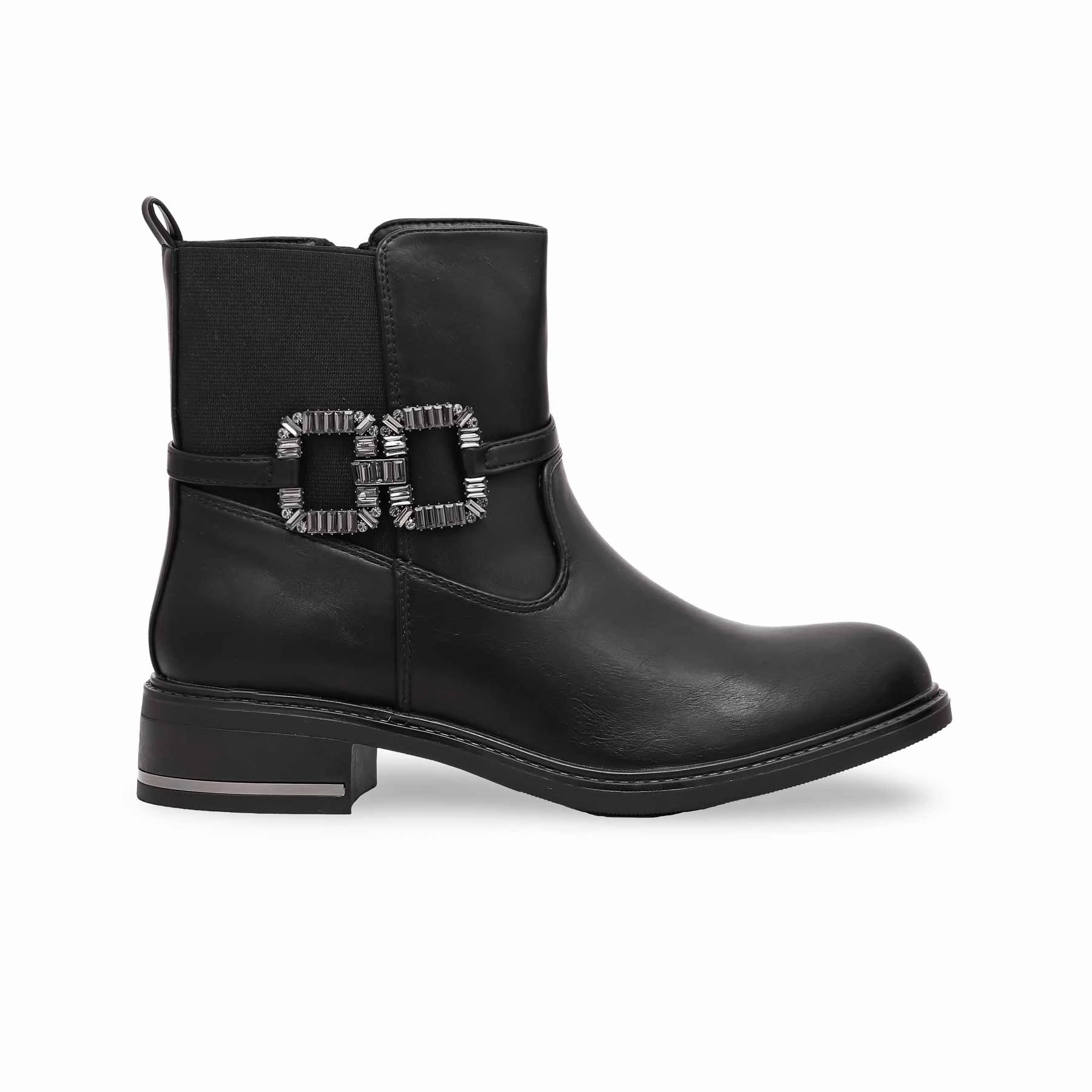 Black Women Long Shoes WN9016 Candies Flat Shoes