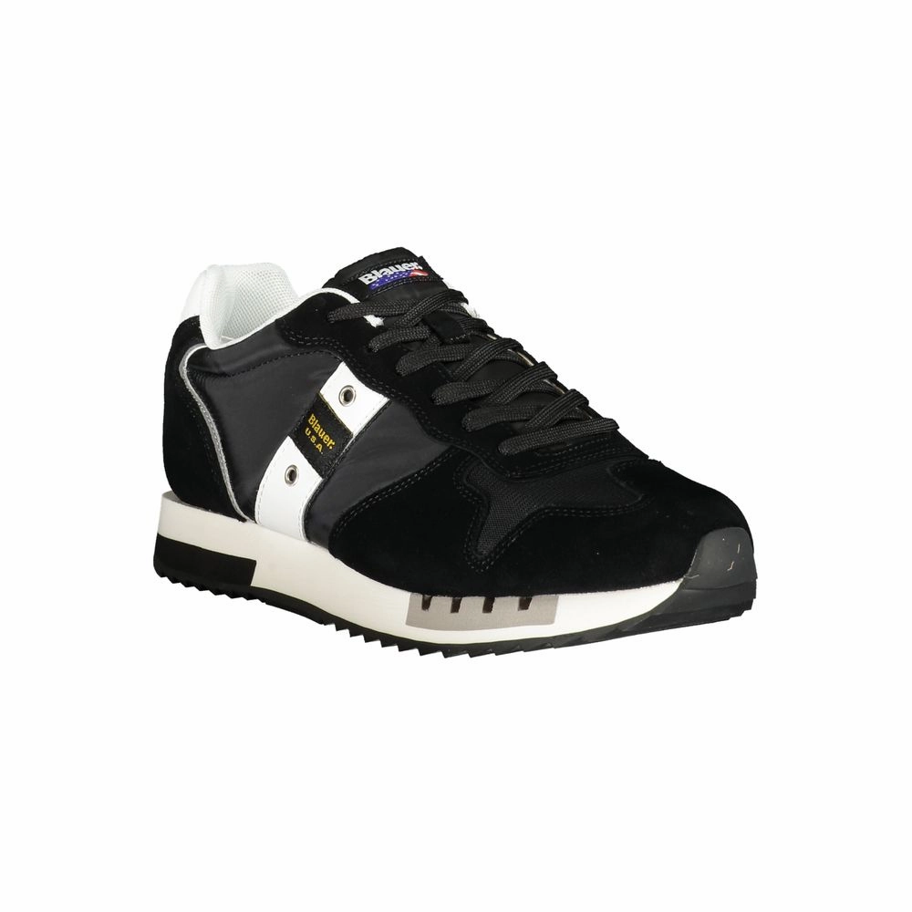 Sneakers Target Blauer Black Polyester Men Sneaker