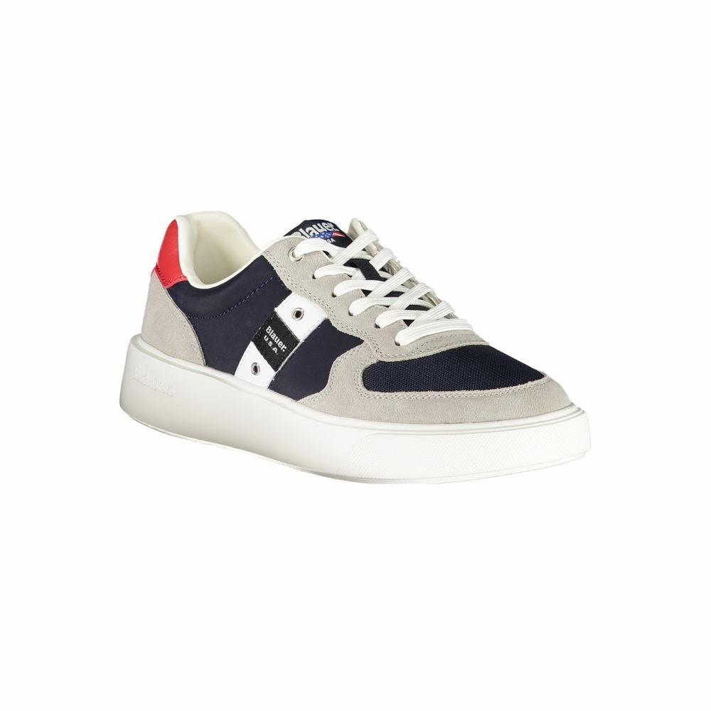Blauer Blue Leather Men Sneaker Cute Comfy Sneakers